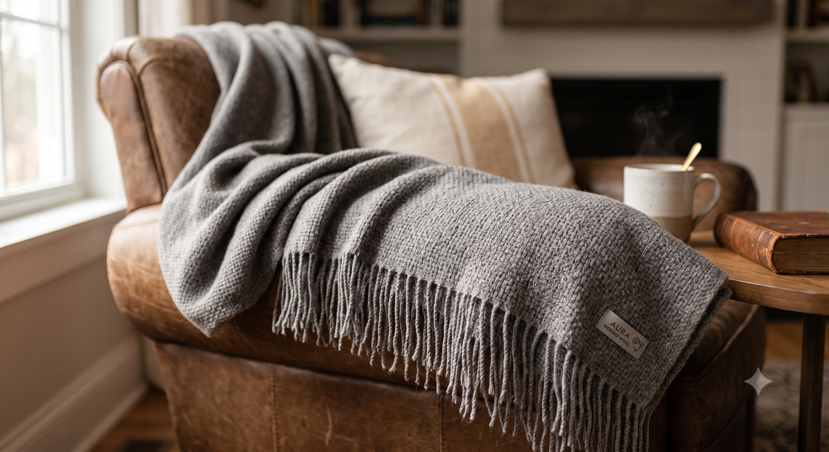 Merino Wool Throw Blanket
